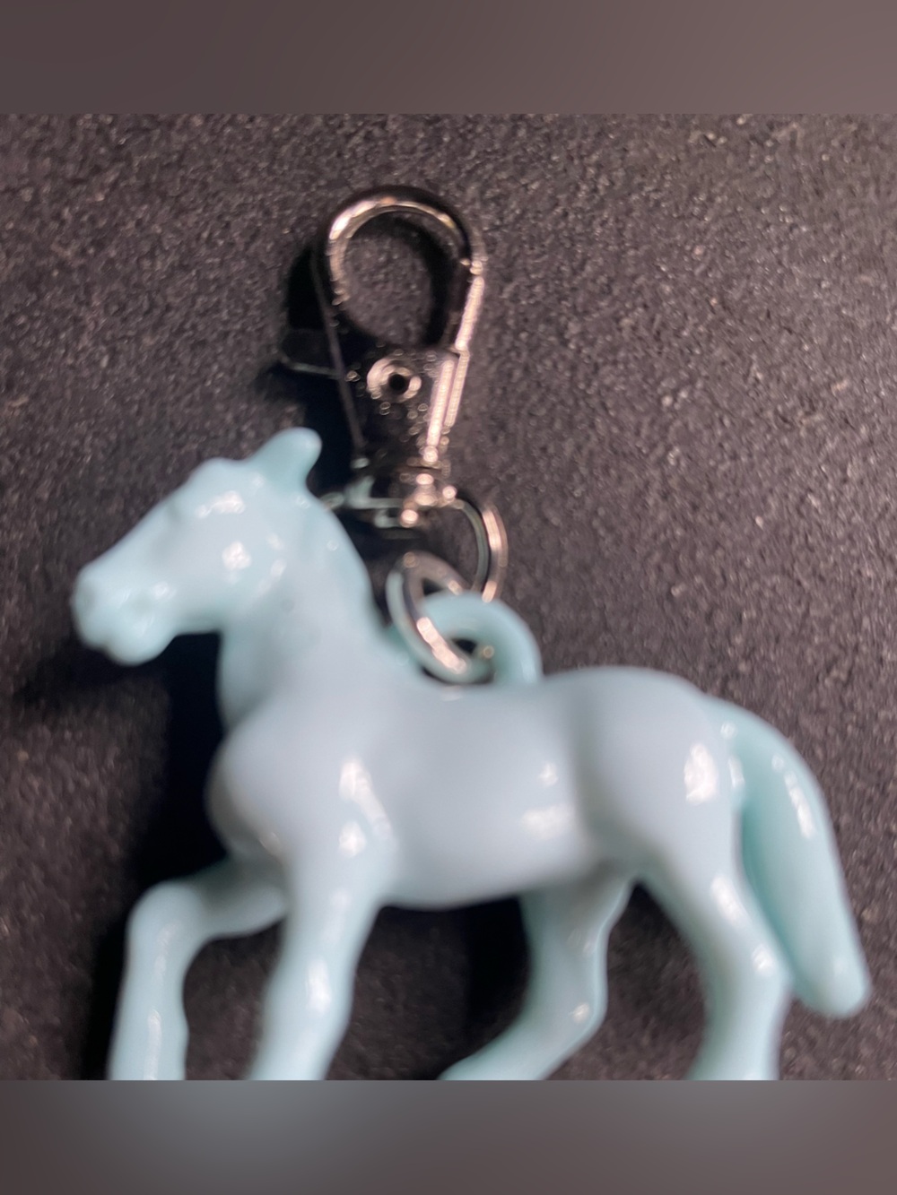 Sky Blue Horse Keychain Charm 10.00 each or 2 for 15.00